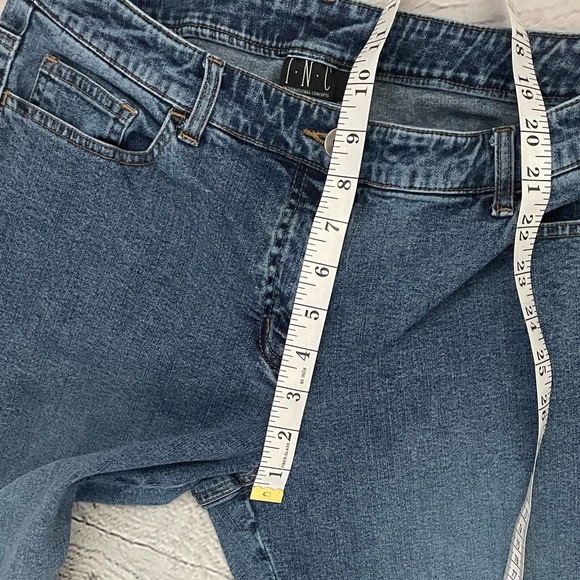 INC International Concepts Blue Flare Jeans size 10 - Picture 11 of 11